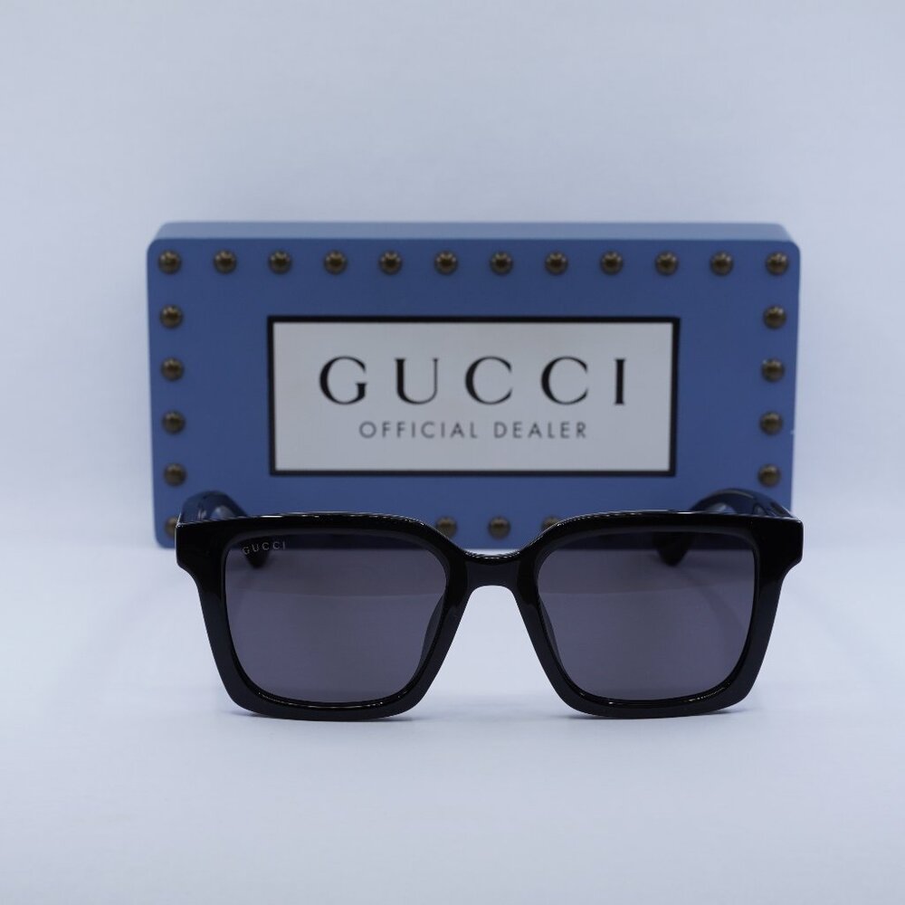 Final Price! Gucci GG1582SK 001 Black Grey Sunglasses - Picture 2 of 10